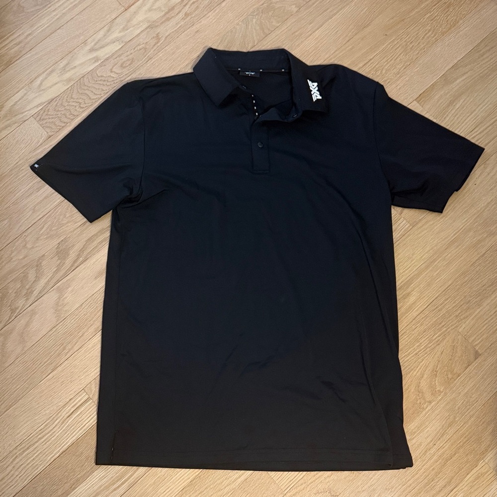 PGX black golf shirt size small